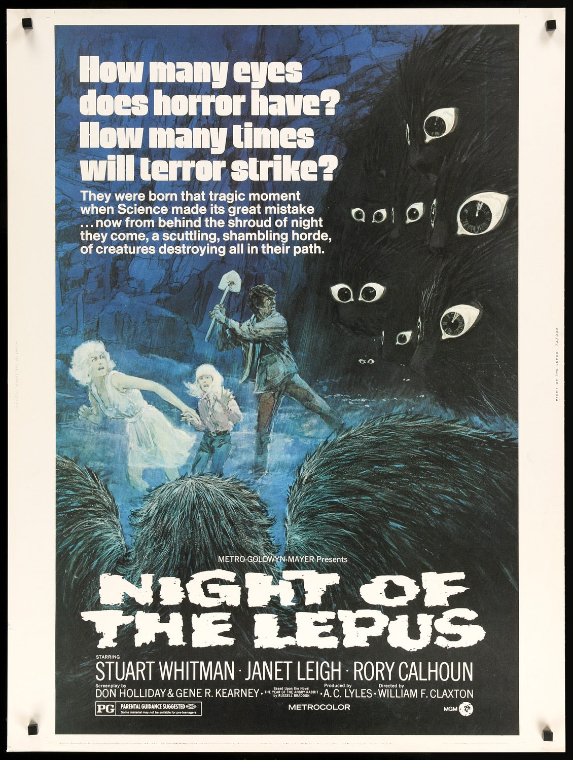Night of the Lepus (1972) original movie poster for sale at Originalfilmart