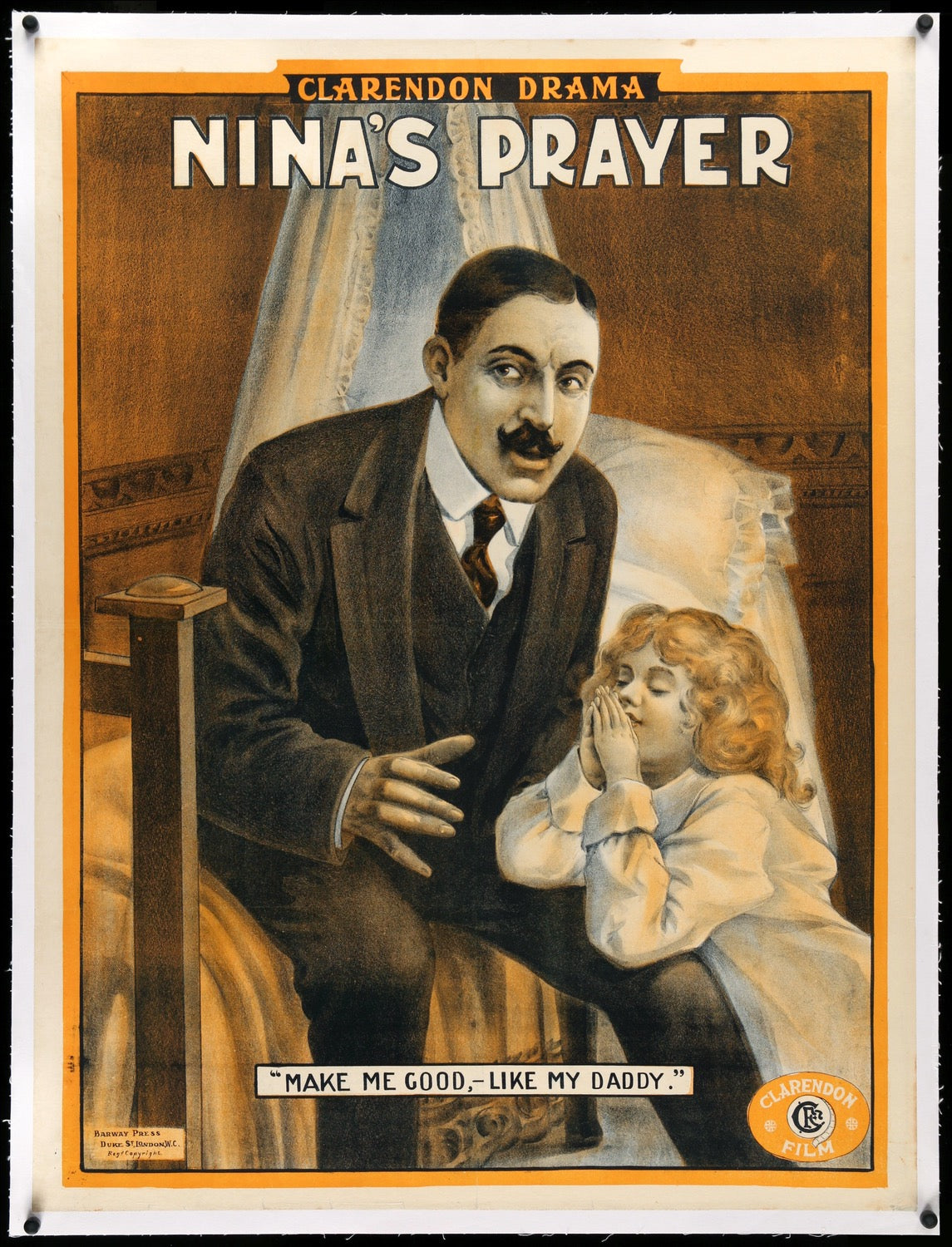 Nina's Evening Prayer (1912) original movie poster for sale at Originalfilmart