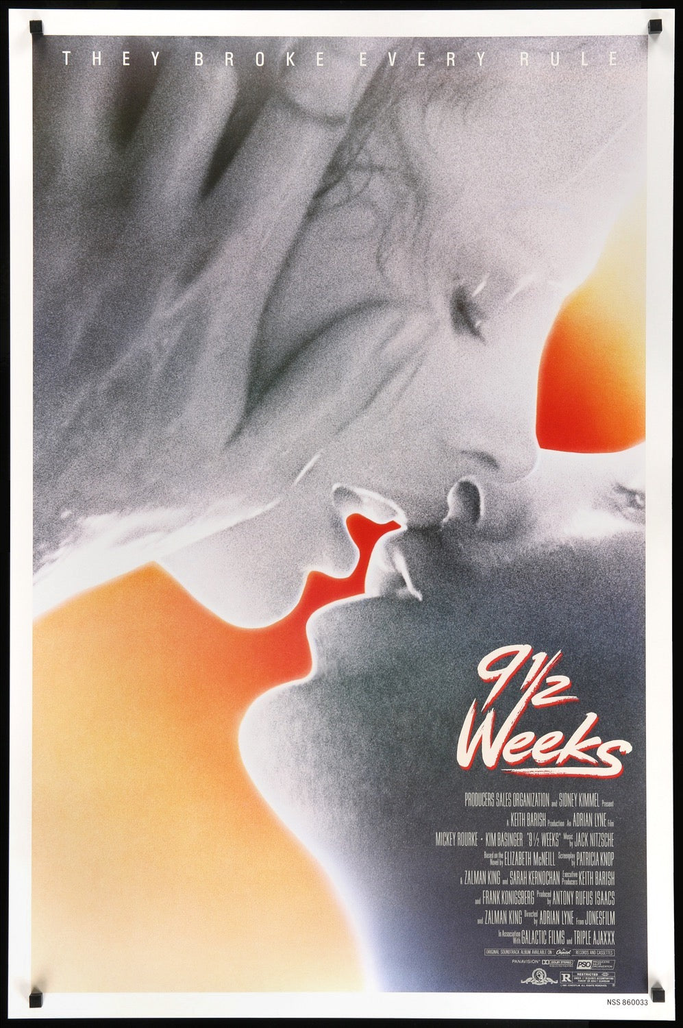 9 1/2 Weeks (1986) original movie poster for sale at Originalfilmart