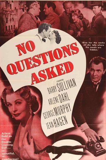 No Questions Asked (1951) original movie poster for sale at Originalfilmart