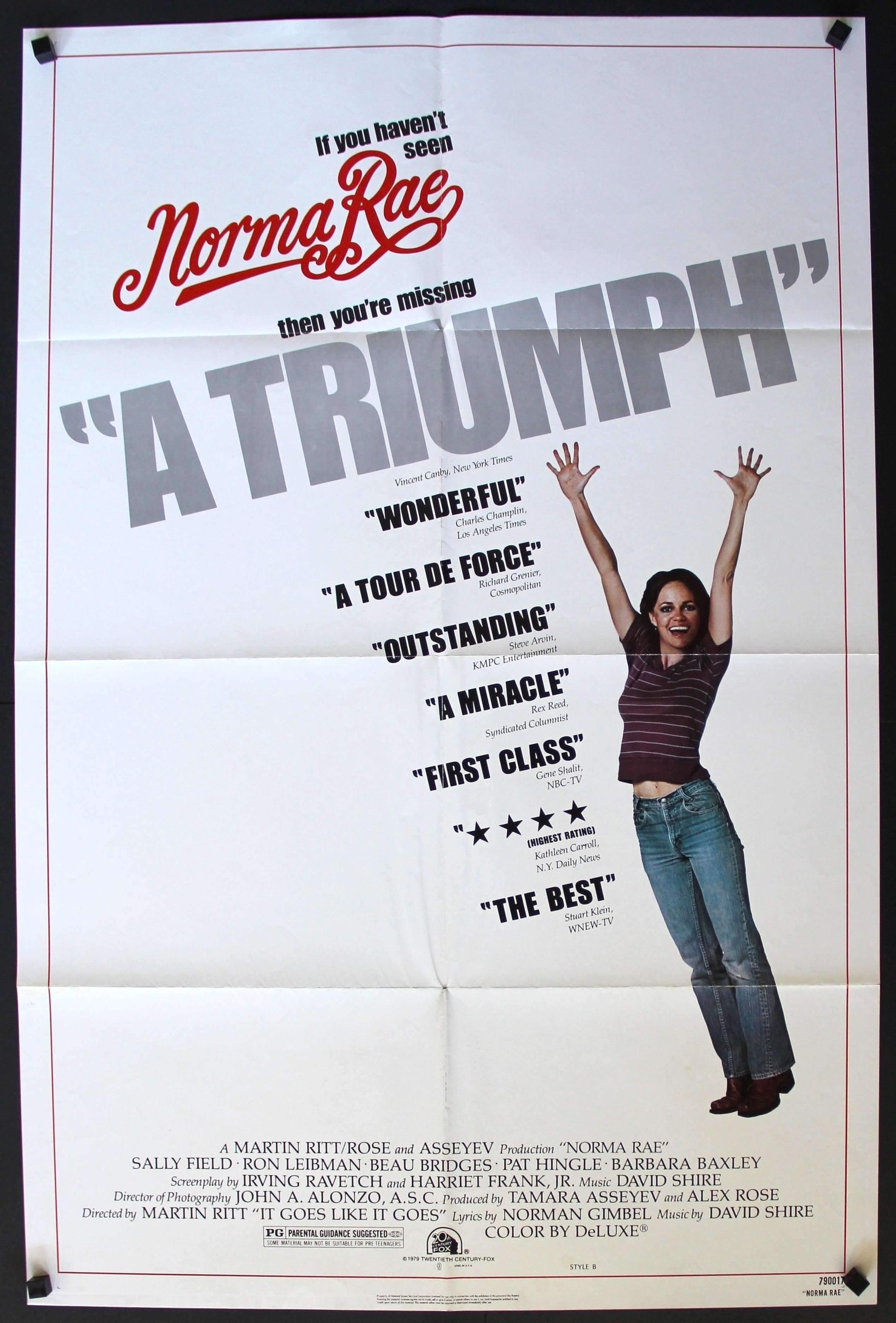 Norma Rae (1979) original movie poster for sale at Originalfilmart