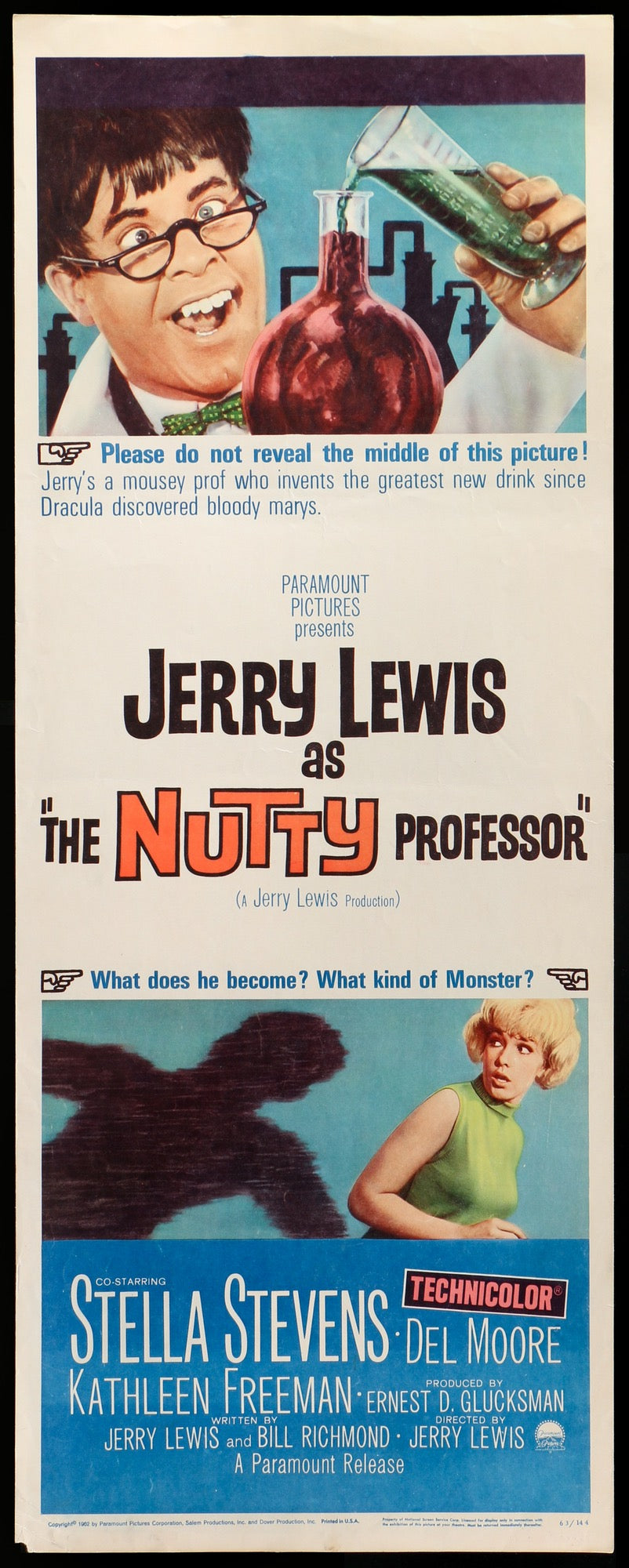 Nutty Professor (1963) original movie poster for sale at Originalfilmart