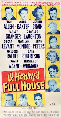 O. Henry's Full House (1952) original movie poster for sale at Originalfilmart