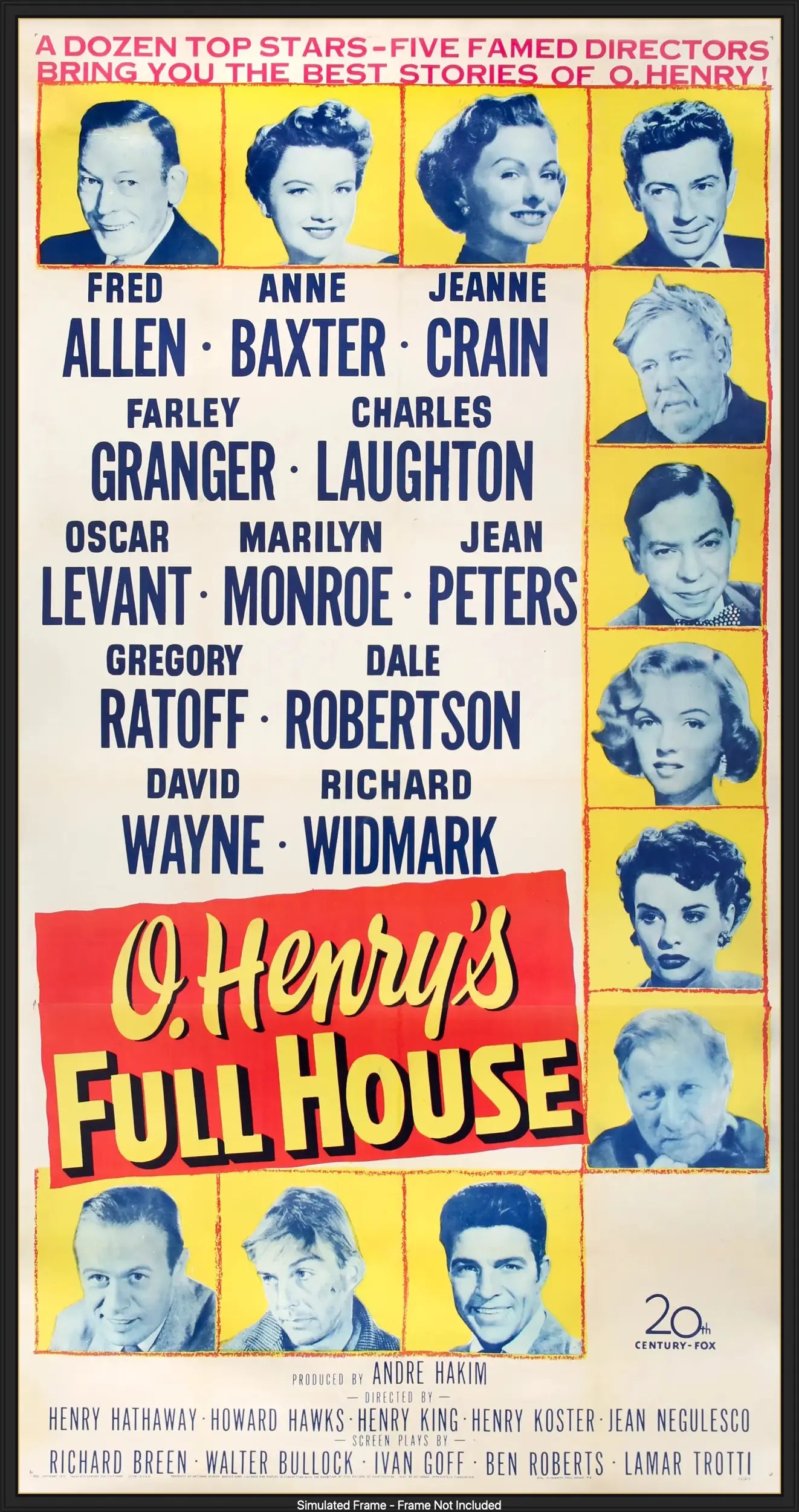 O. Henry's Full House (1952) original movie poster for sale at Originalfilmart