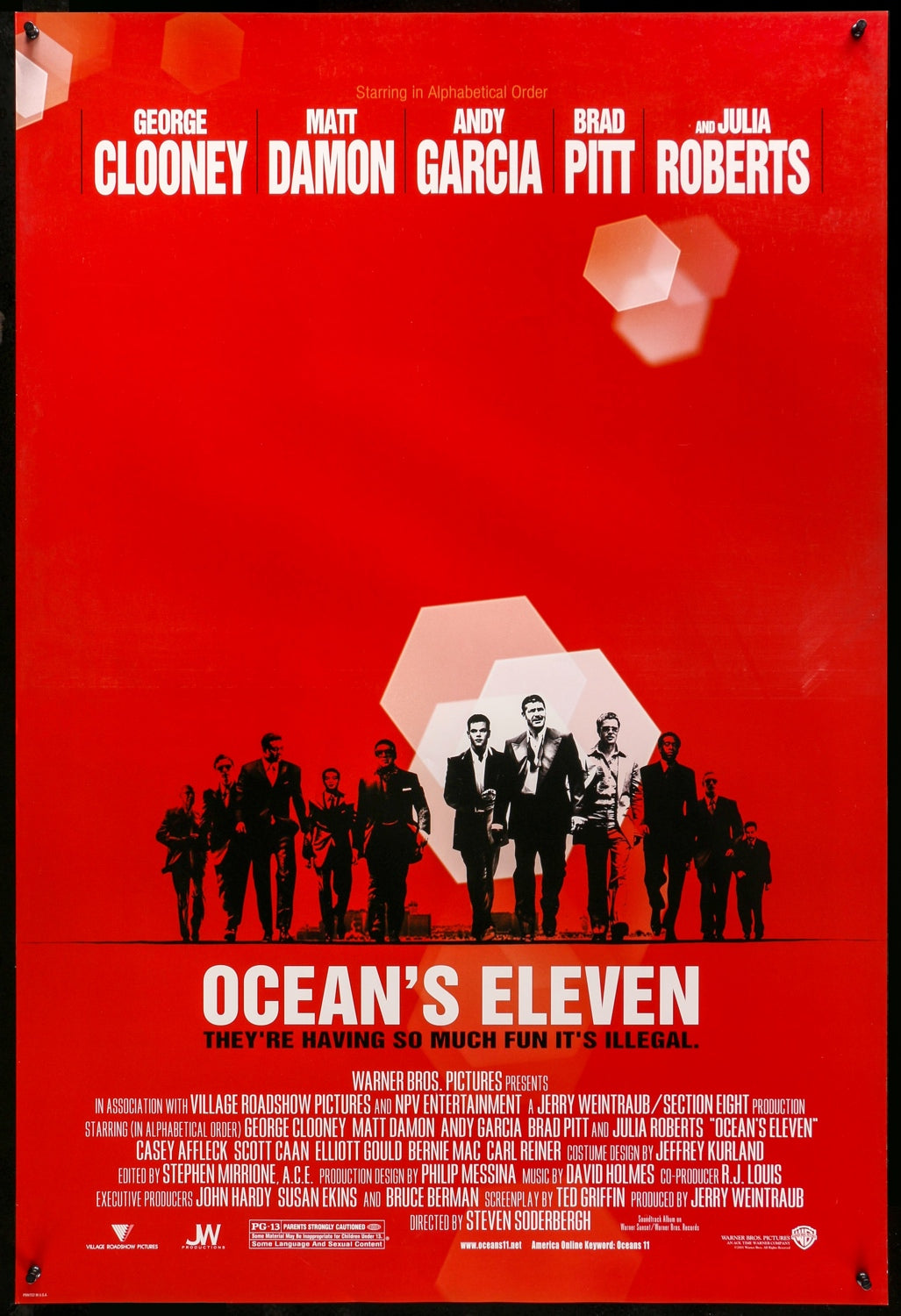 Ocean's Eleven (2001) original movie poster for sale at Originalfilmart