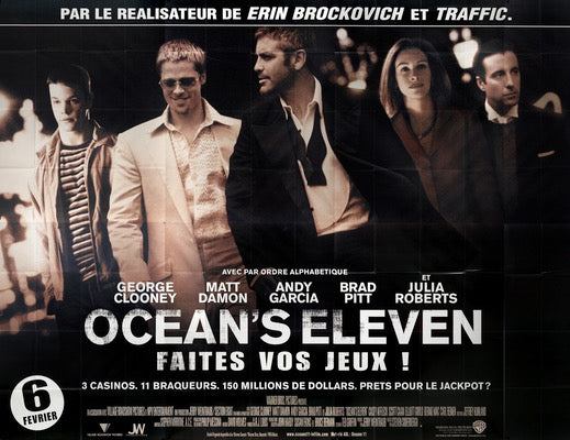 Ocean's Eleven (2001) original movie poster for sale at Originalfilmart