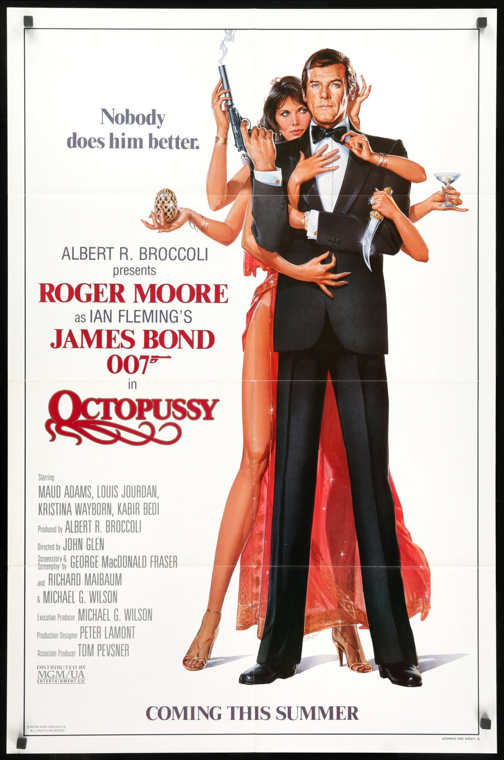 Octopussy (1983) original movie poster for sale at Originalfilmart