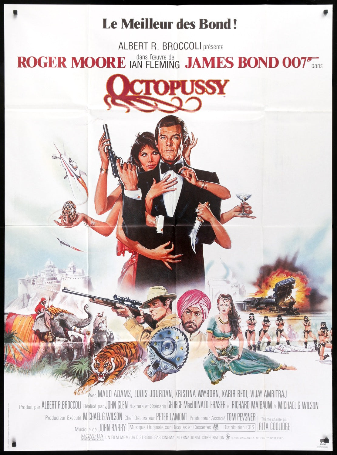 Octopussy (1983) original movie poster for sale at Originalfilmart