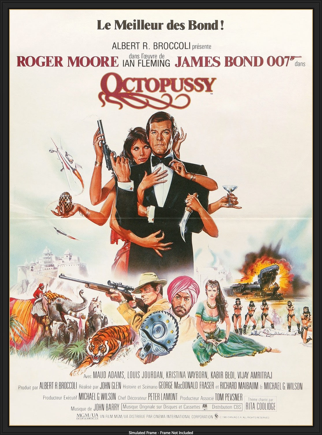 Octopussy (1983) original movie poster for sale at Originalfilmart
