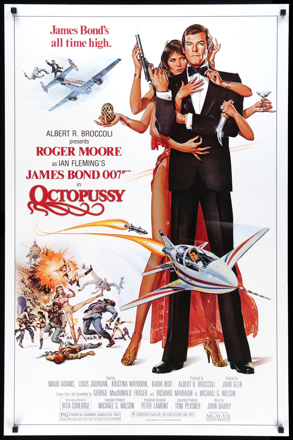 Octopussy (1983) original movie poster for sale at Originalfilmart