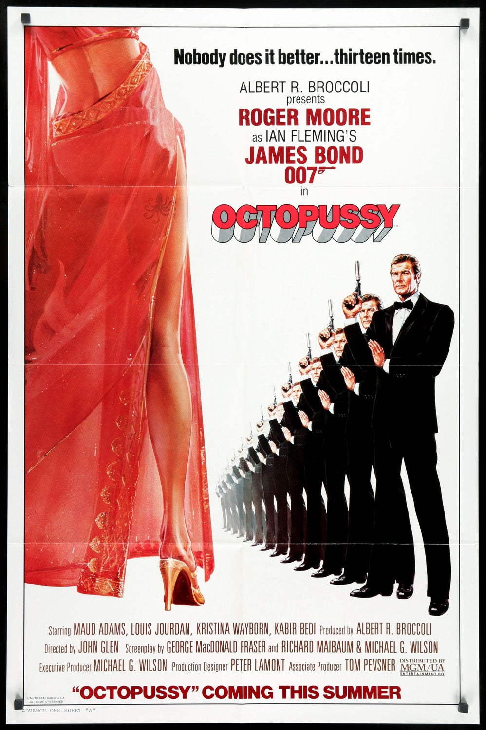 Octopussy (1983) original movie poster for sale at Originalfilmart