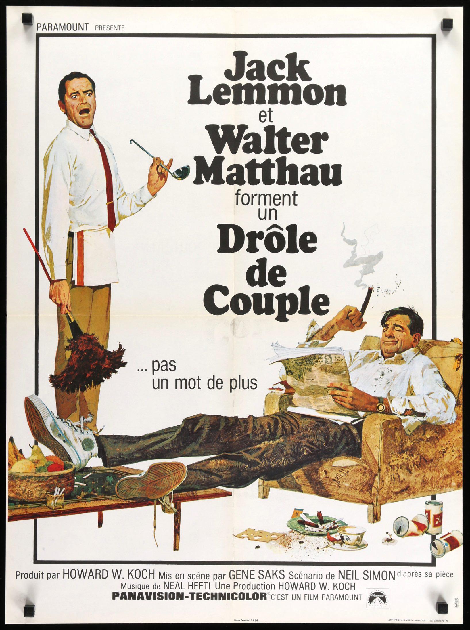Odd Couple (1968) original movie poster for sale at Originalfilmart