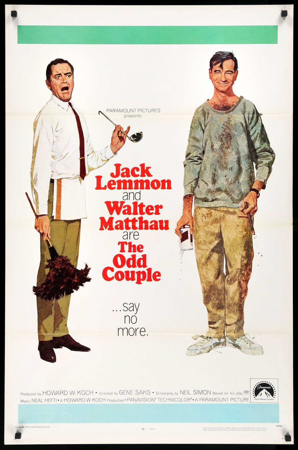 Odd Couple (1968) original movie poster for sale at Originalfilmart