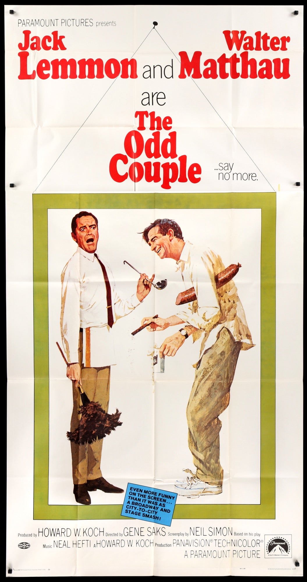 Odd Couple (1968) original movie poster for sale at Originalfilmart
