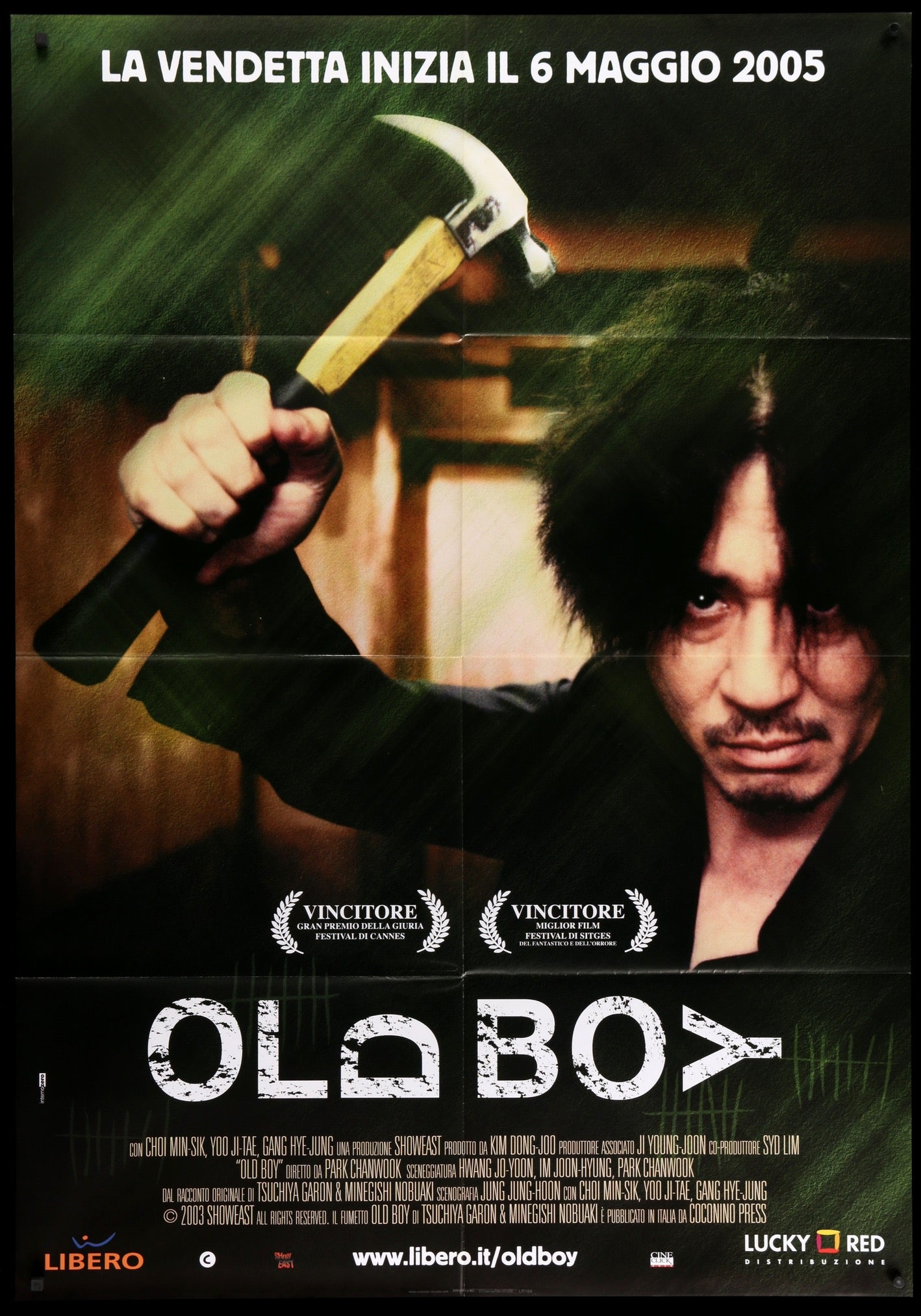 Oldboy (2003) original movie poster for sale at Originalfilmart