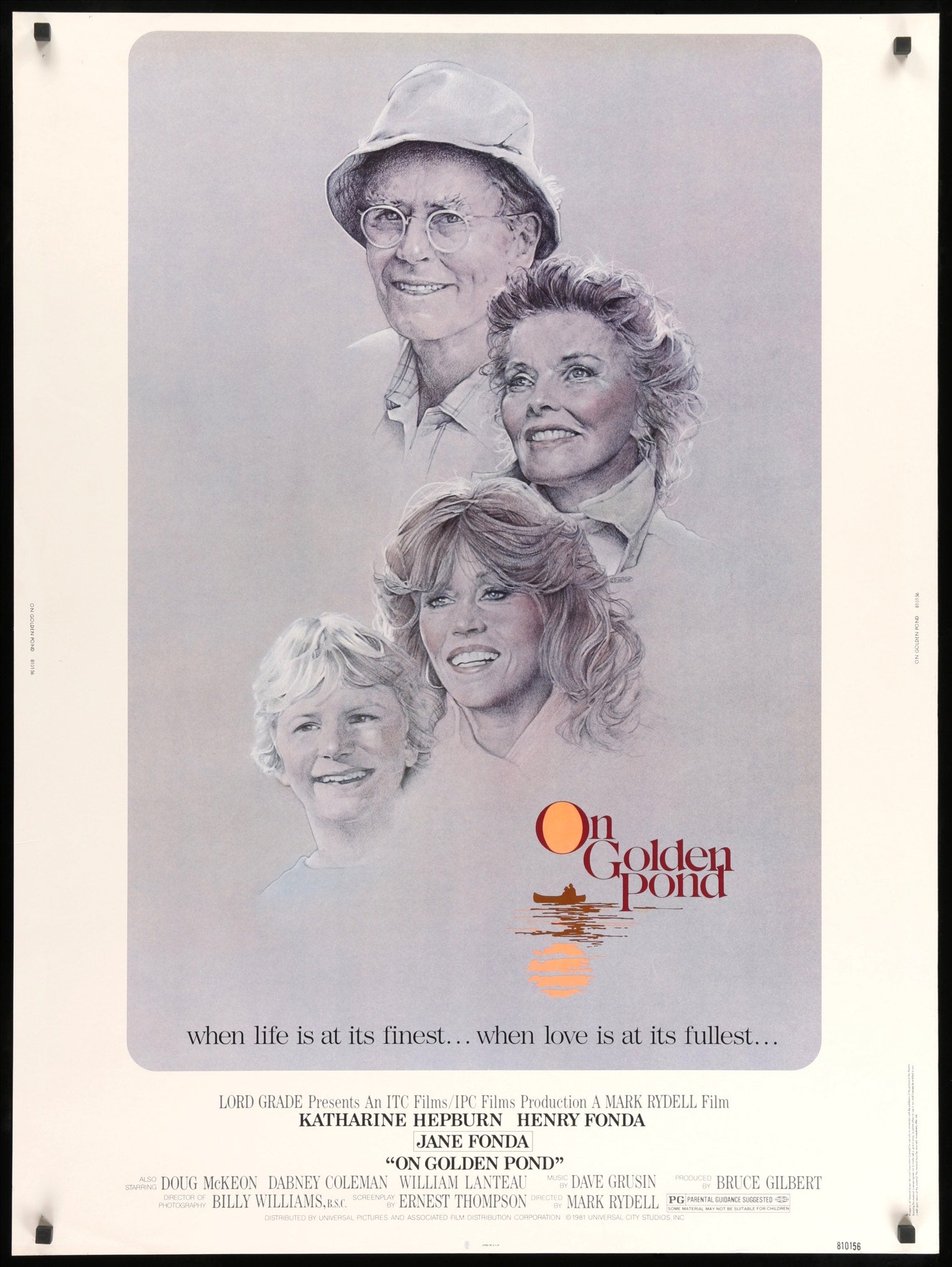 On Golden Pond (1981) original movie poster for sale at Originalfilmart