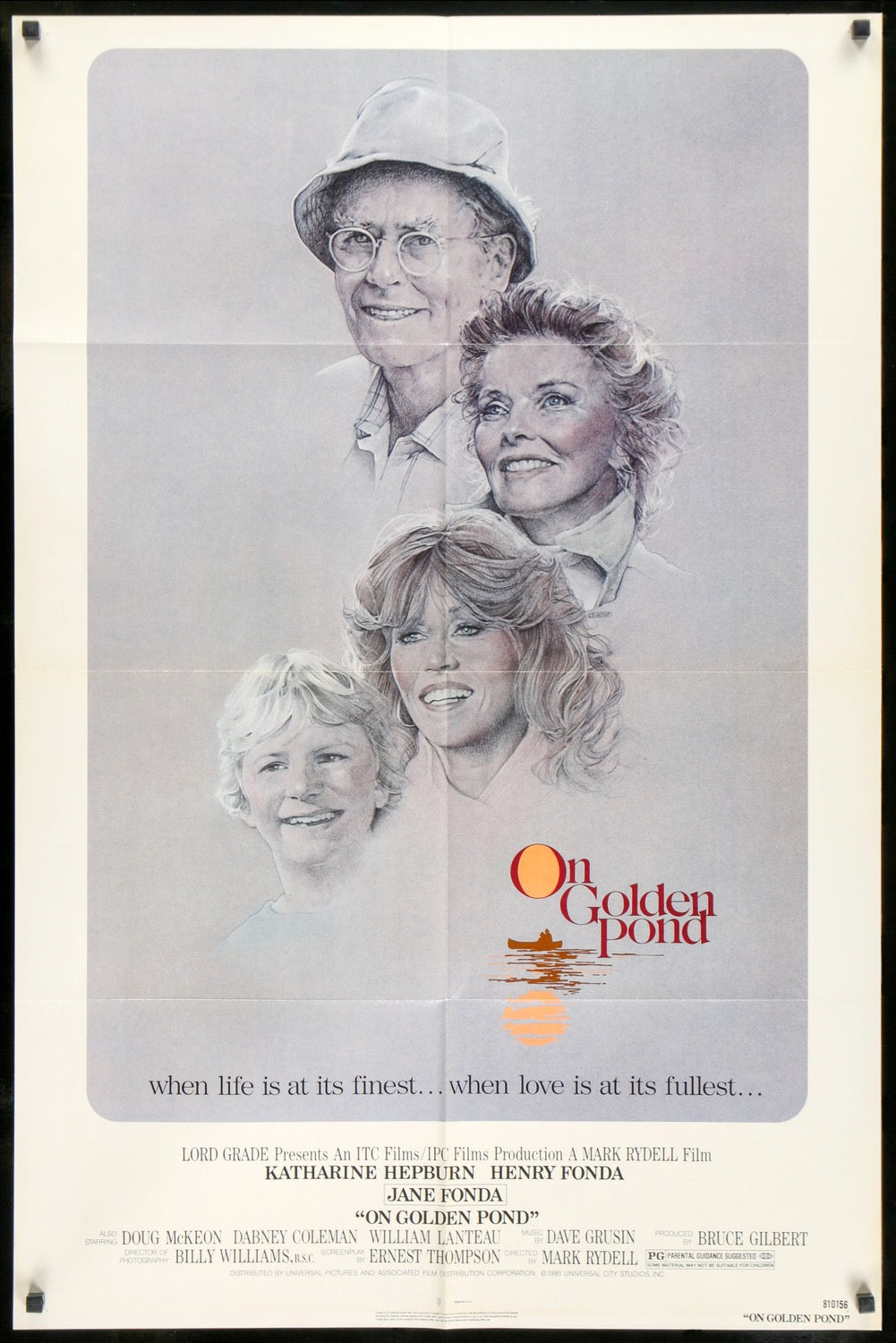 On Golden Pond (1981) original movie poster for sale at Originalfilmart