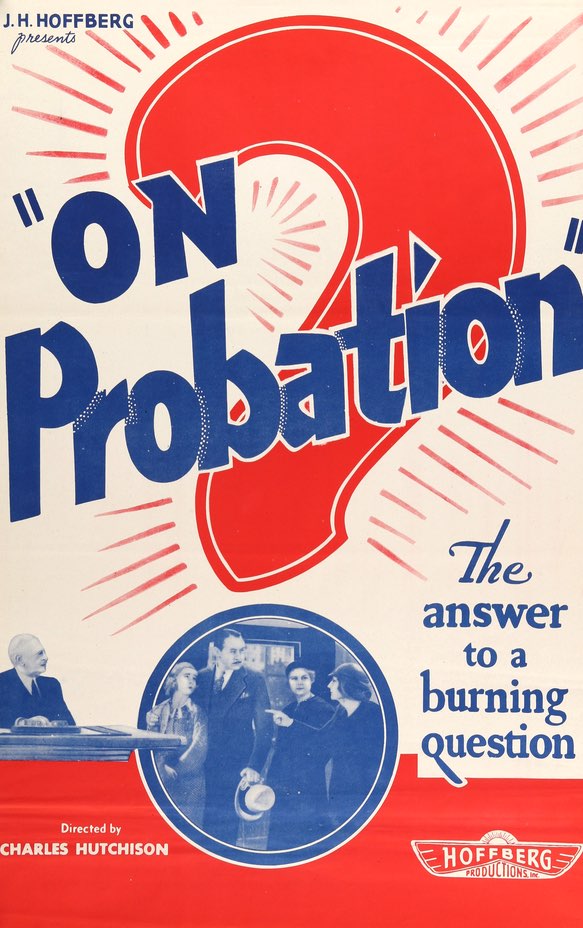 On Probation (1935) original movie poster for sale at Originalfilmart