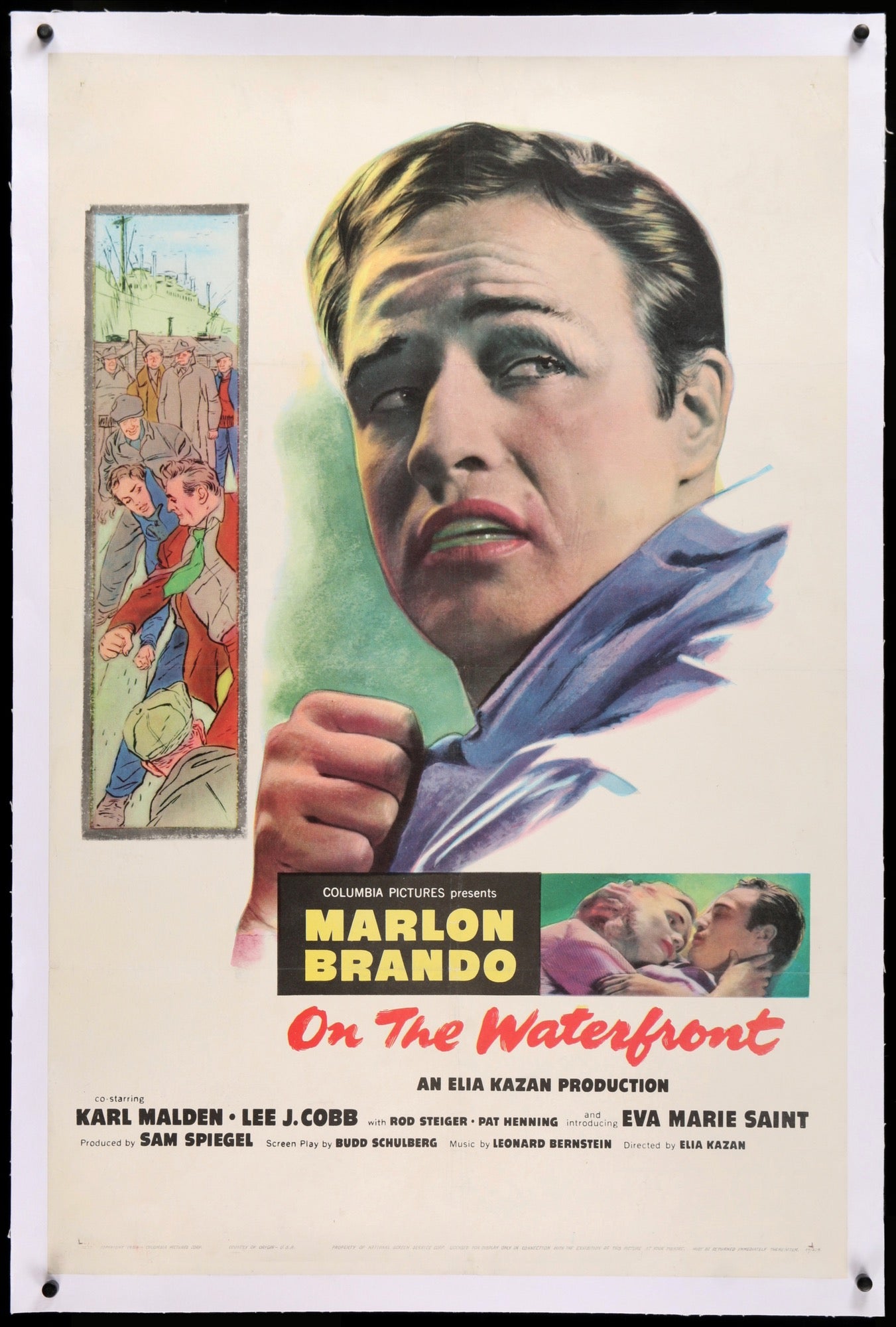 On the Waterfront (1954) original movie poster for sale at Originalfilmart