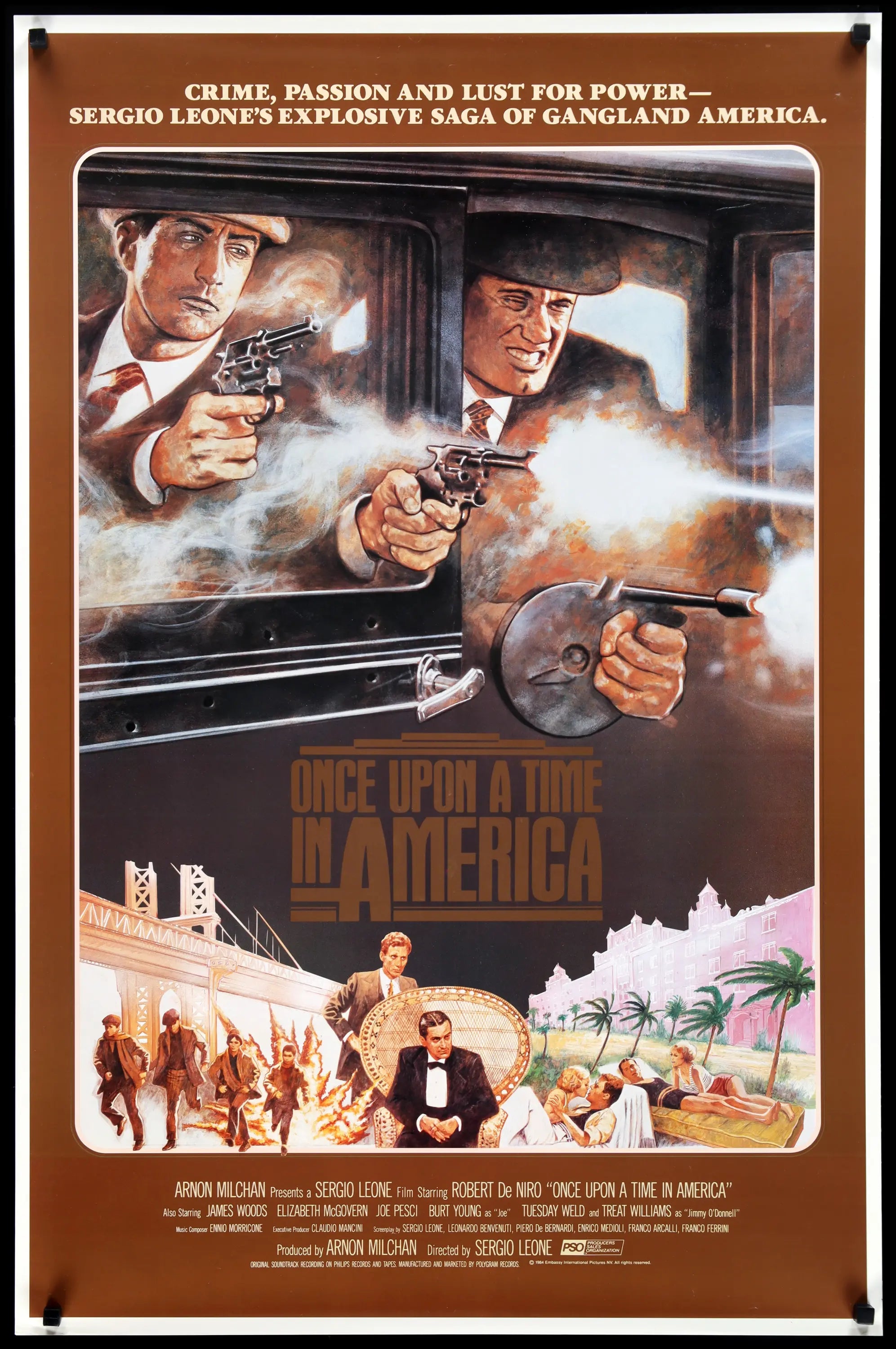 Once Upon a Time in America (1984) original movie poster for sale at Originalfilmart