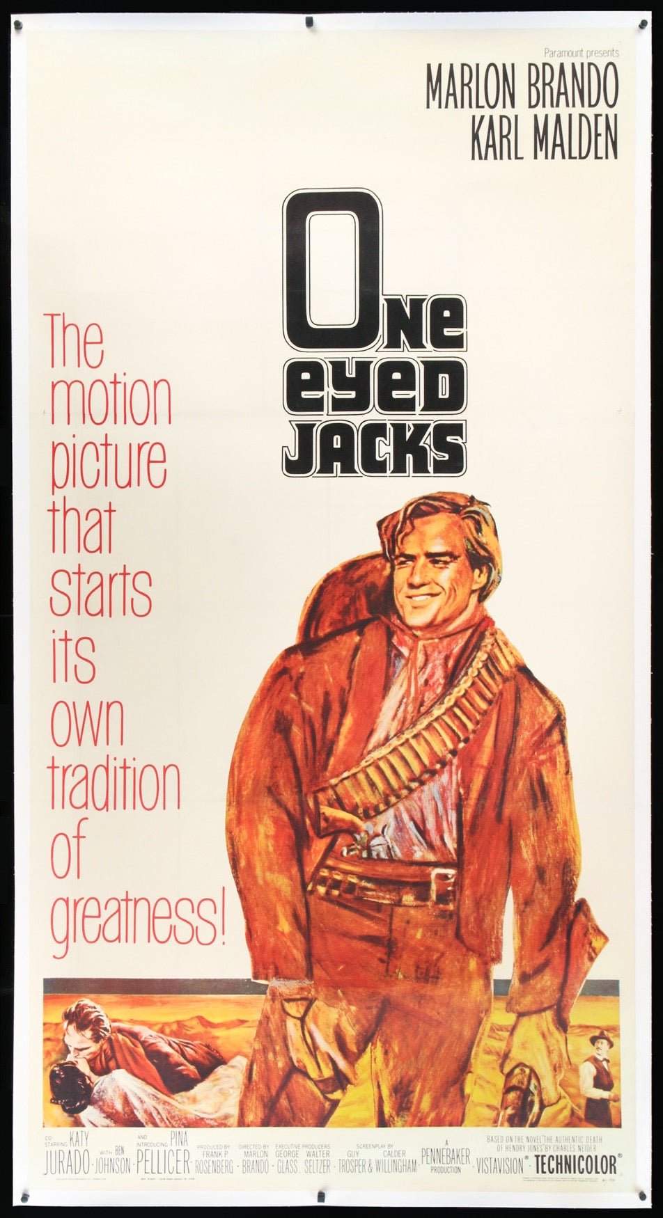 One Eyed Jacks (1961) original movie poster for sale at Originalfilmart