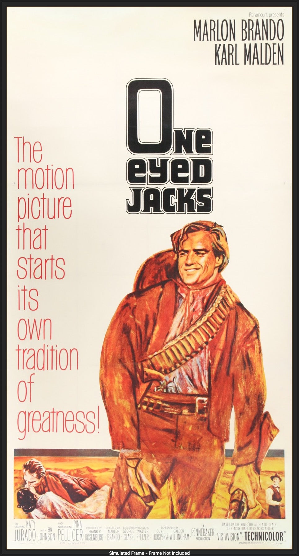 One Eyed Jacks (1961) original movie poster for sale at Originalfilmart