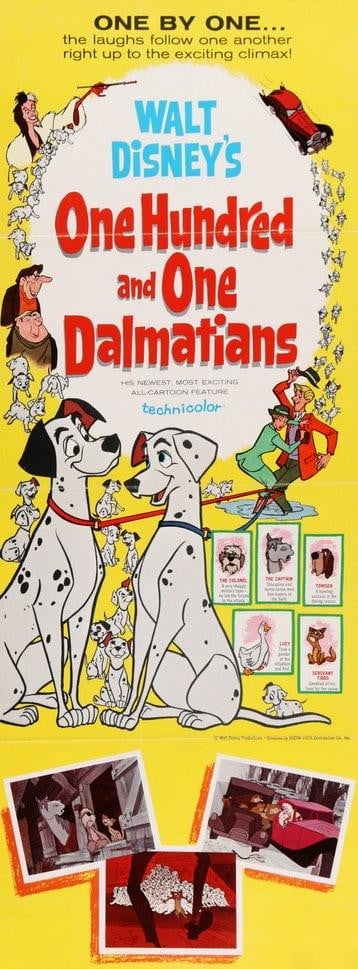 101 Dalmatians (1961) original movie poster for sale at Originalfilmart