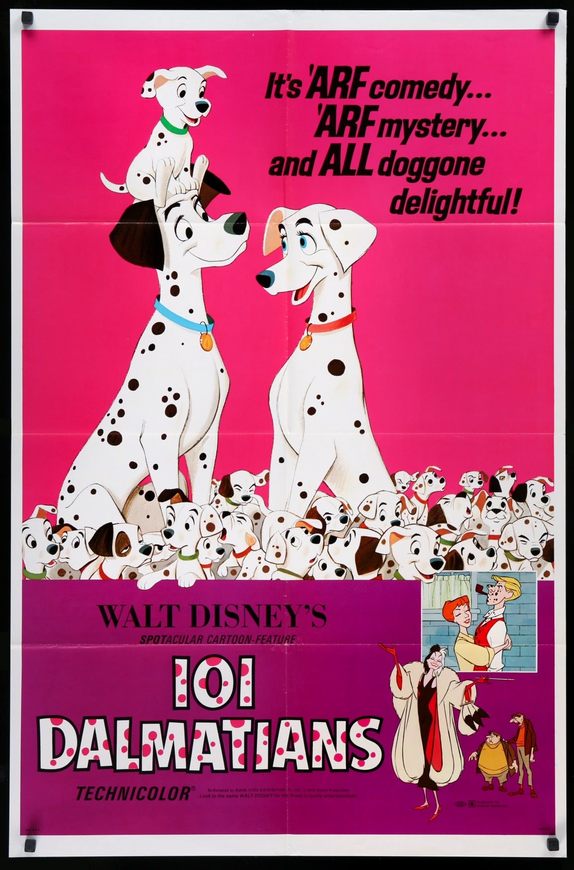 101 Dalmatians (1961) original movie poster for sale at Originalfilmart