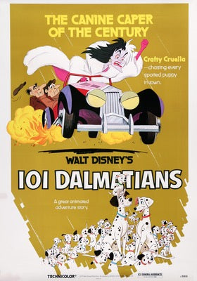 101 Dalmatians (1961) original movie poster for sale at Originalfilmart