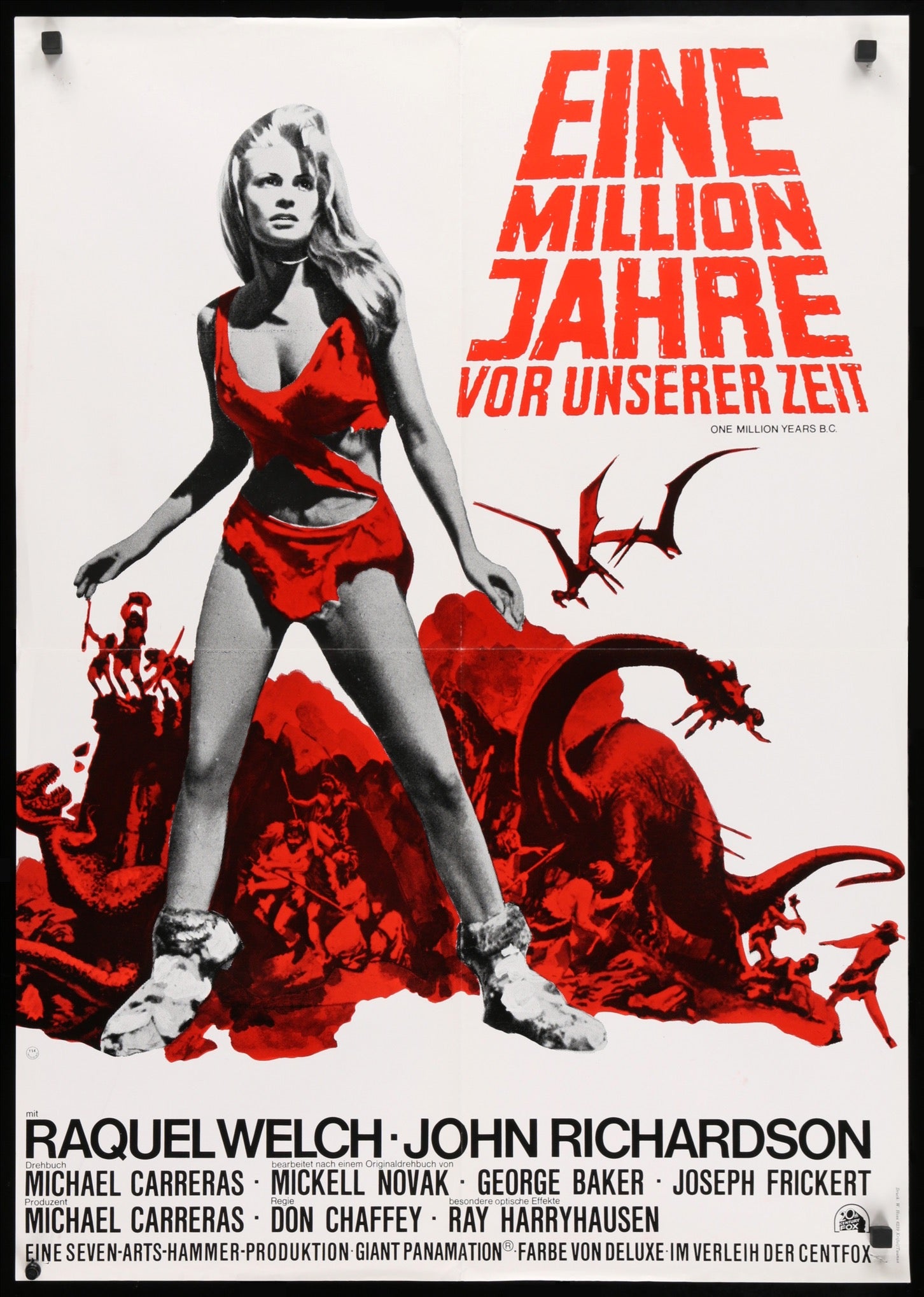 One Million Years B.C. (1966) original movie poster for sale at Originalfilmart