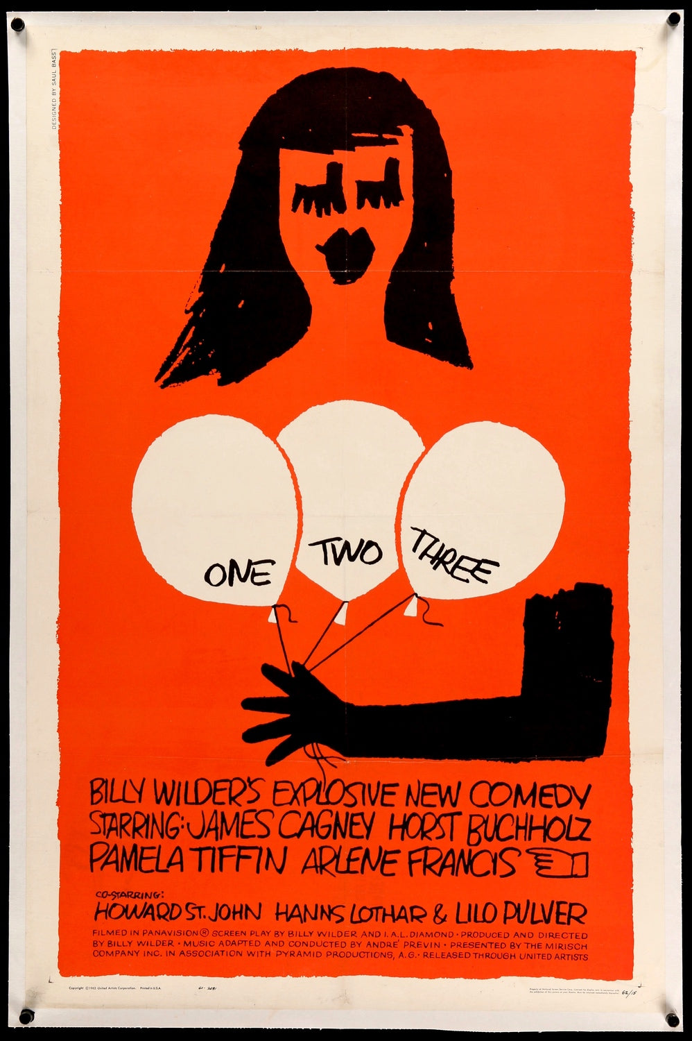 One, Two, Three (1961) original movie poster for sale at Originalfilmart