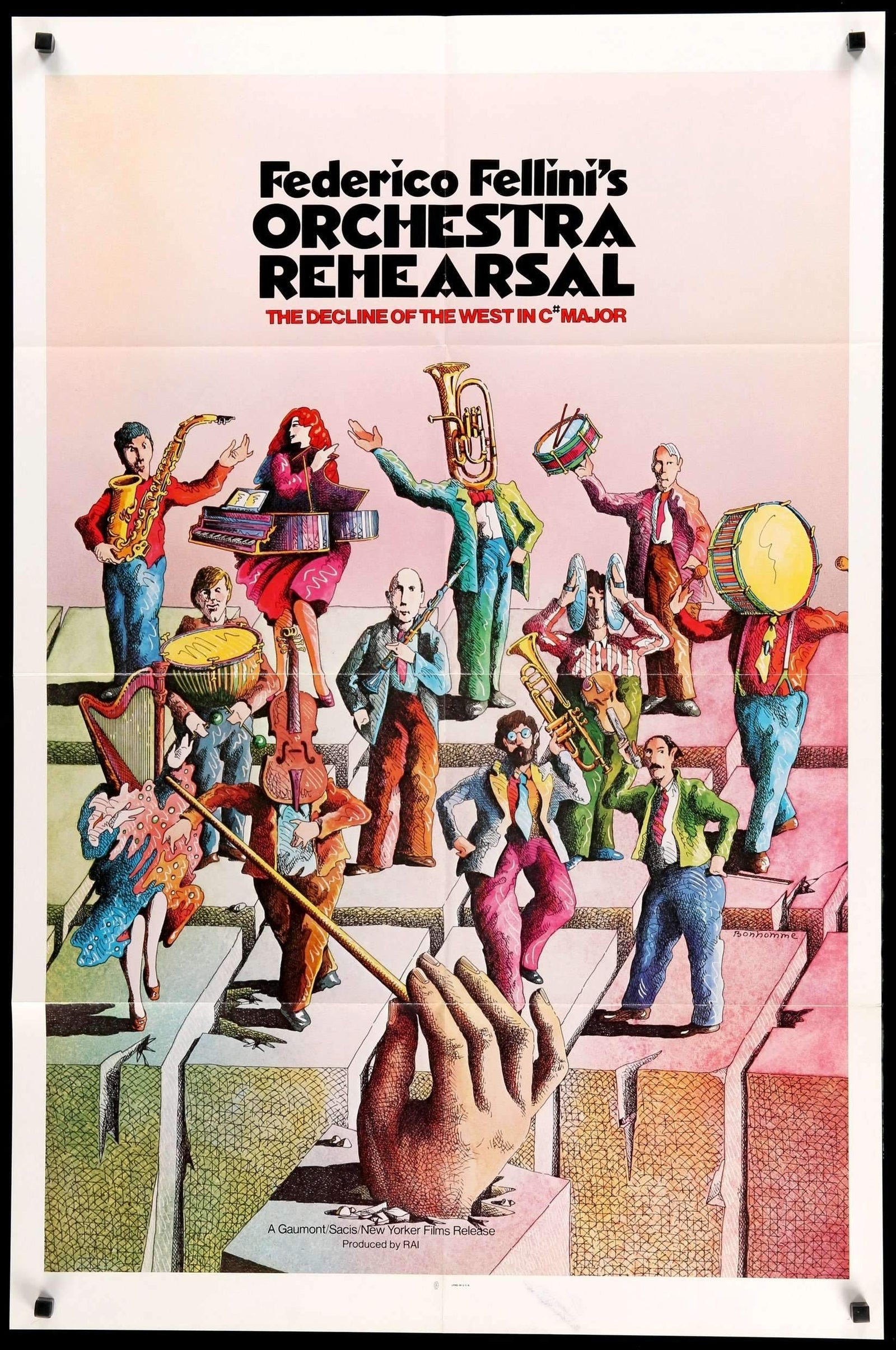Orchestra Rehearsal (1979) original movie poster for sale at Originalfilmart