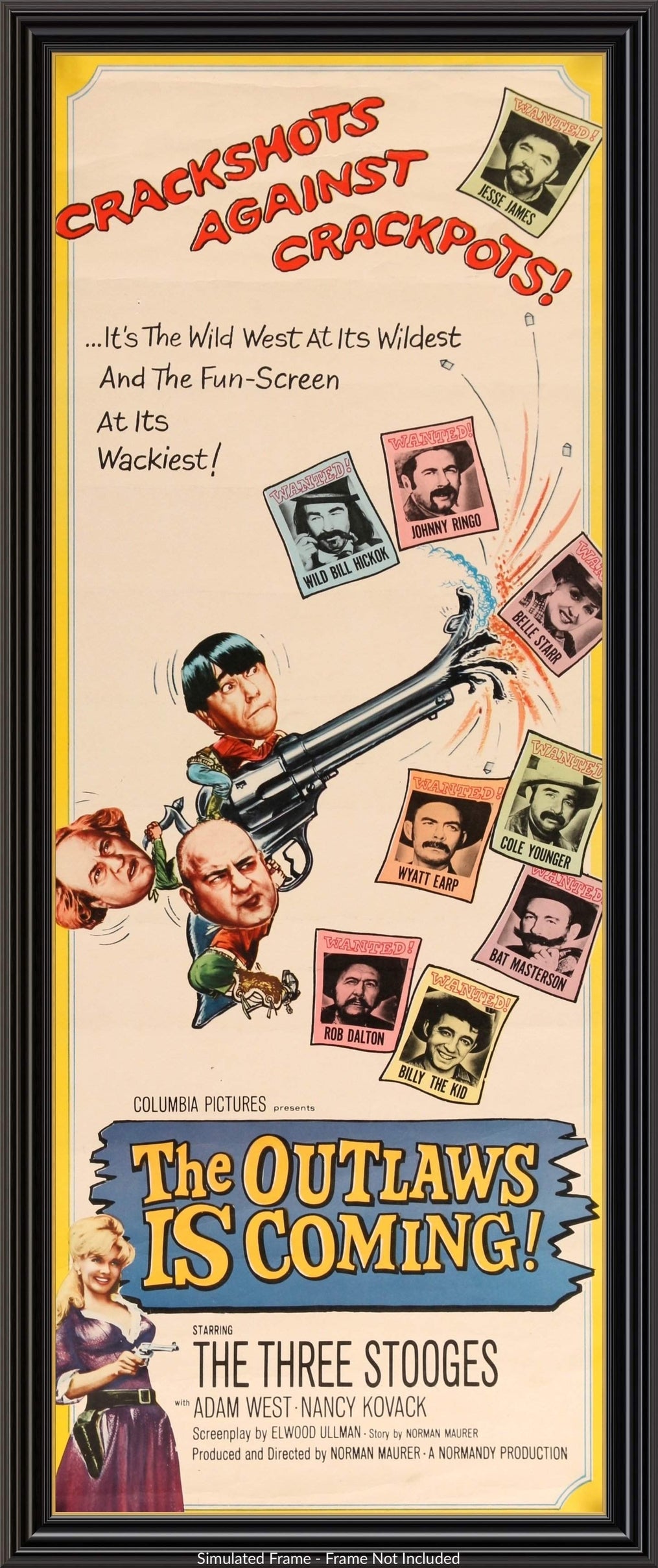 The Outlaws Is Coming! (1965) original movie poster for sale at Originalfilmart
