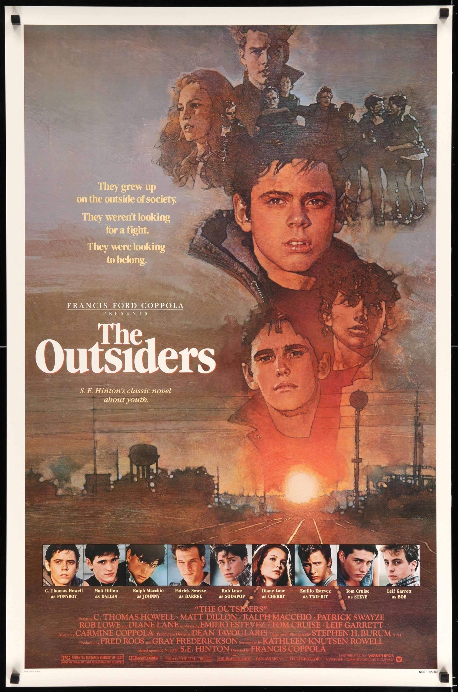 Outsiders (1983) original movie poster for sale at Originalfilmart
