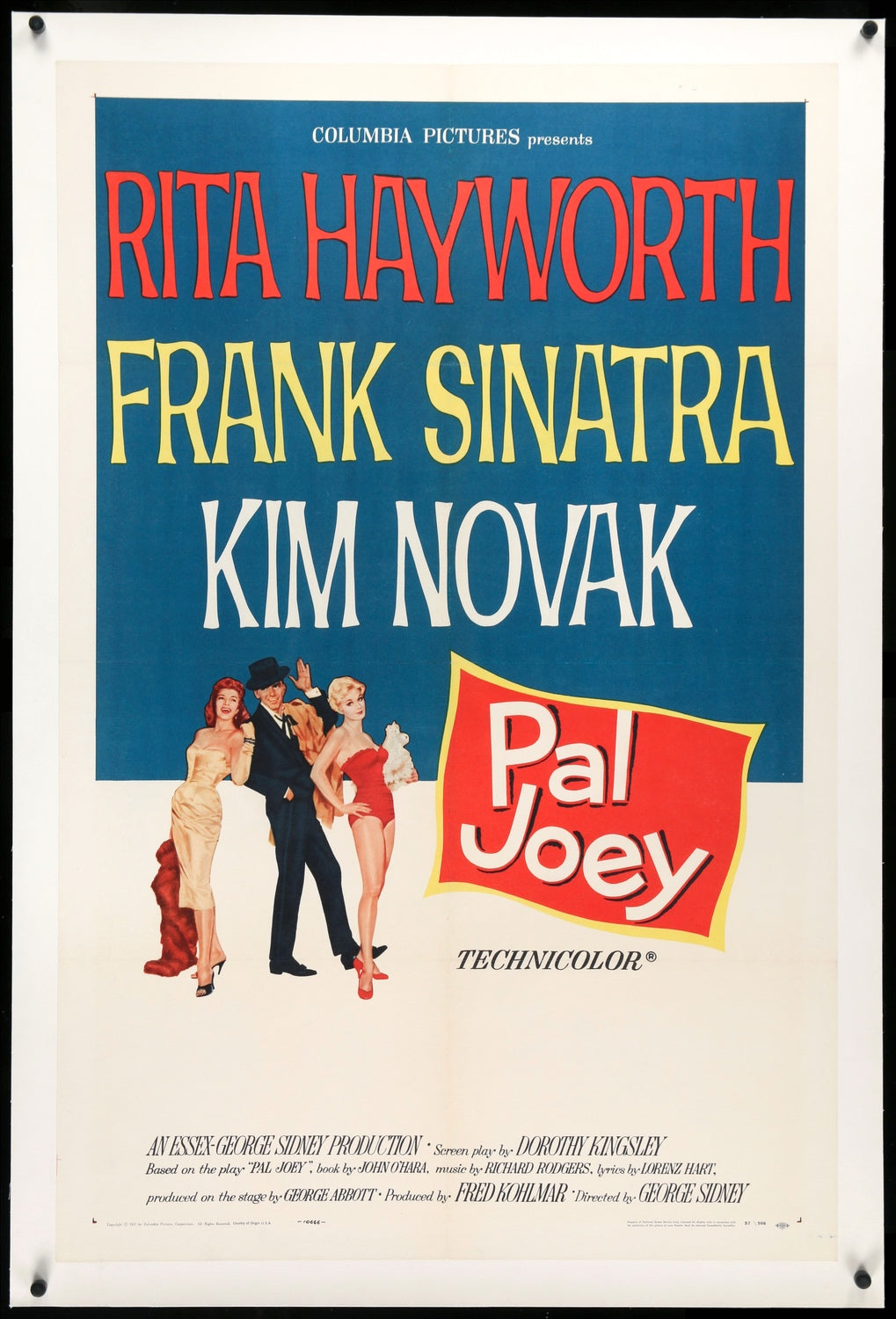 Pal Joey (1957) original movie poster for sale at Originalfilmart