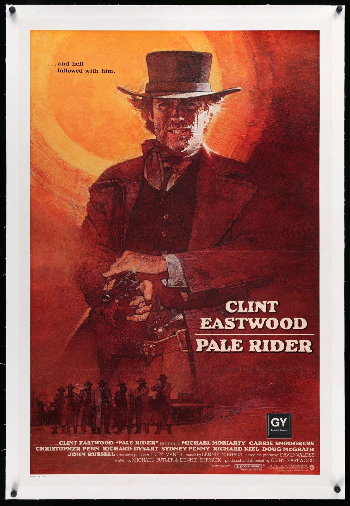 Pale Rider (1985) original movie poster for sale at Originalfilmart