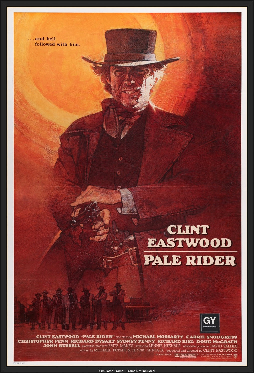 Pale Rider (1985) original movie poster for sale at Originalfilmart