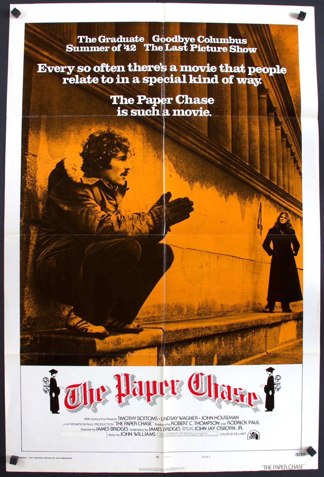 Paper Chase (1973) original movie poster for sale at Originalfilmart