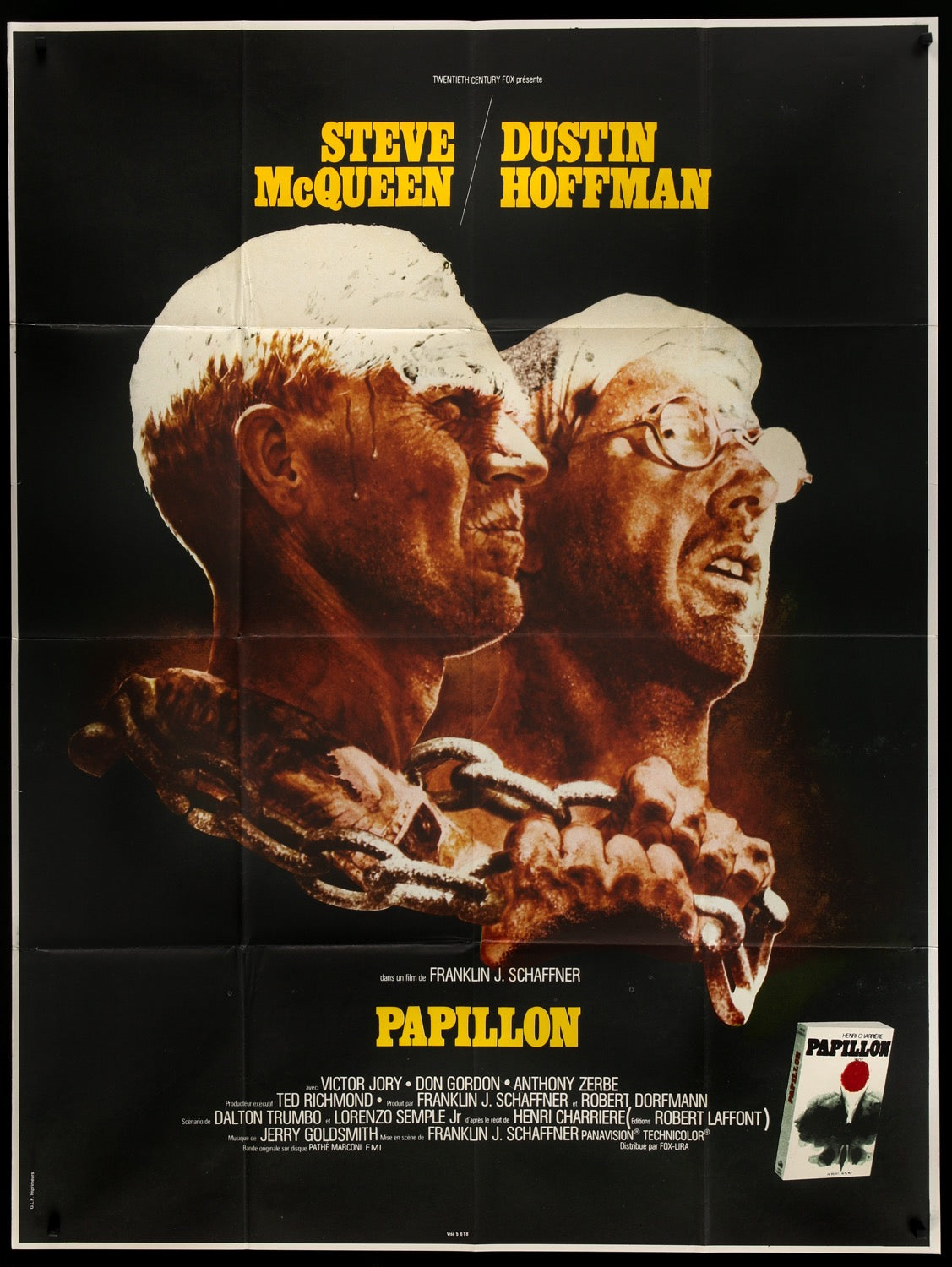 Papillon (1973) original movie poster for sale at Originalfilmart