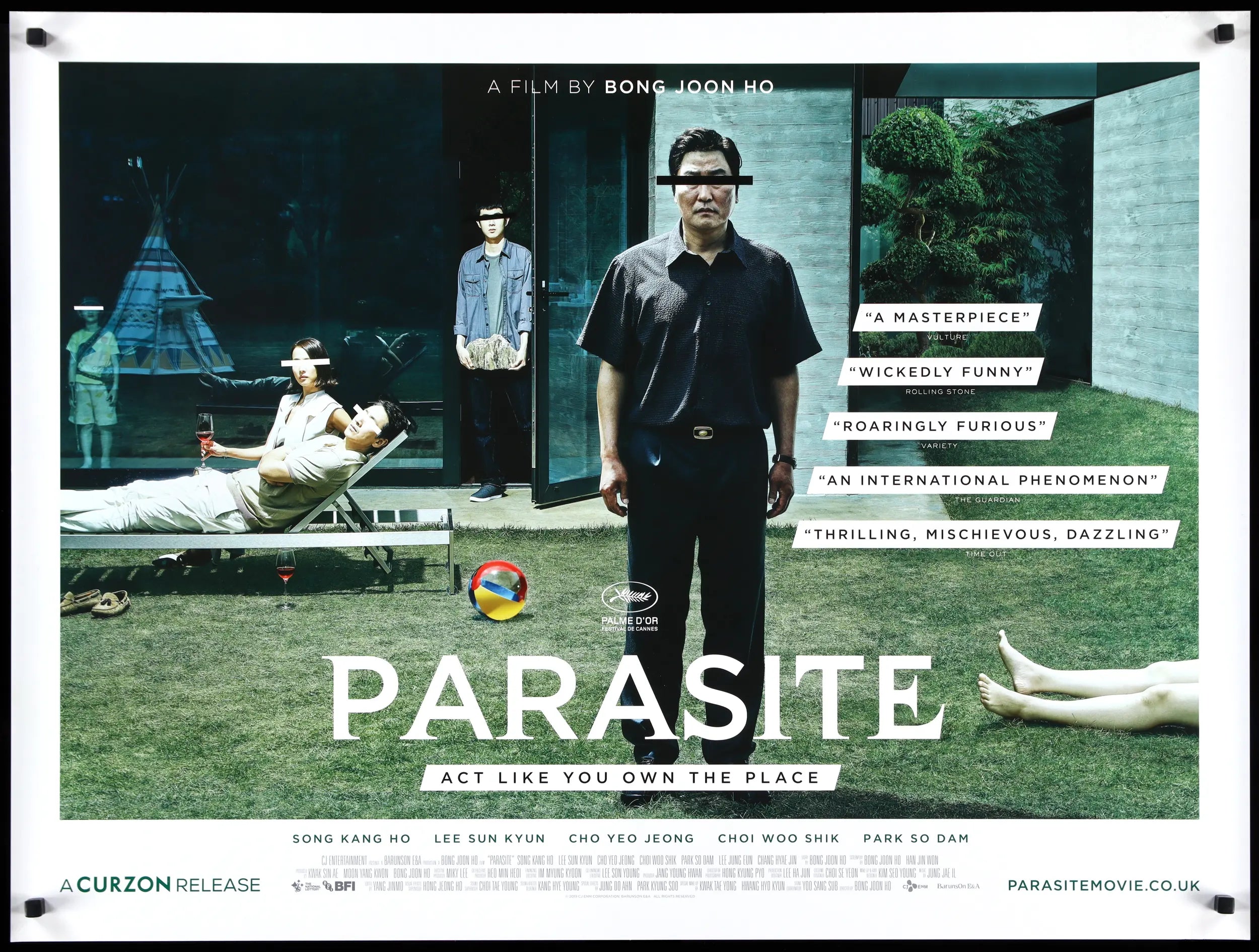 Parasite (2019) original movie poster for sale at Originalfilmart