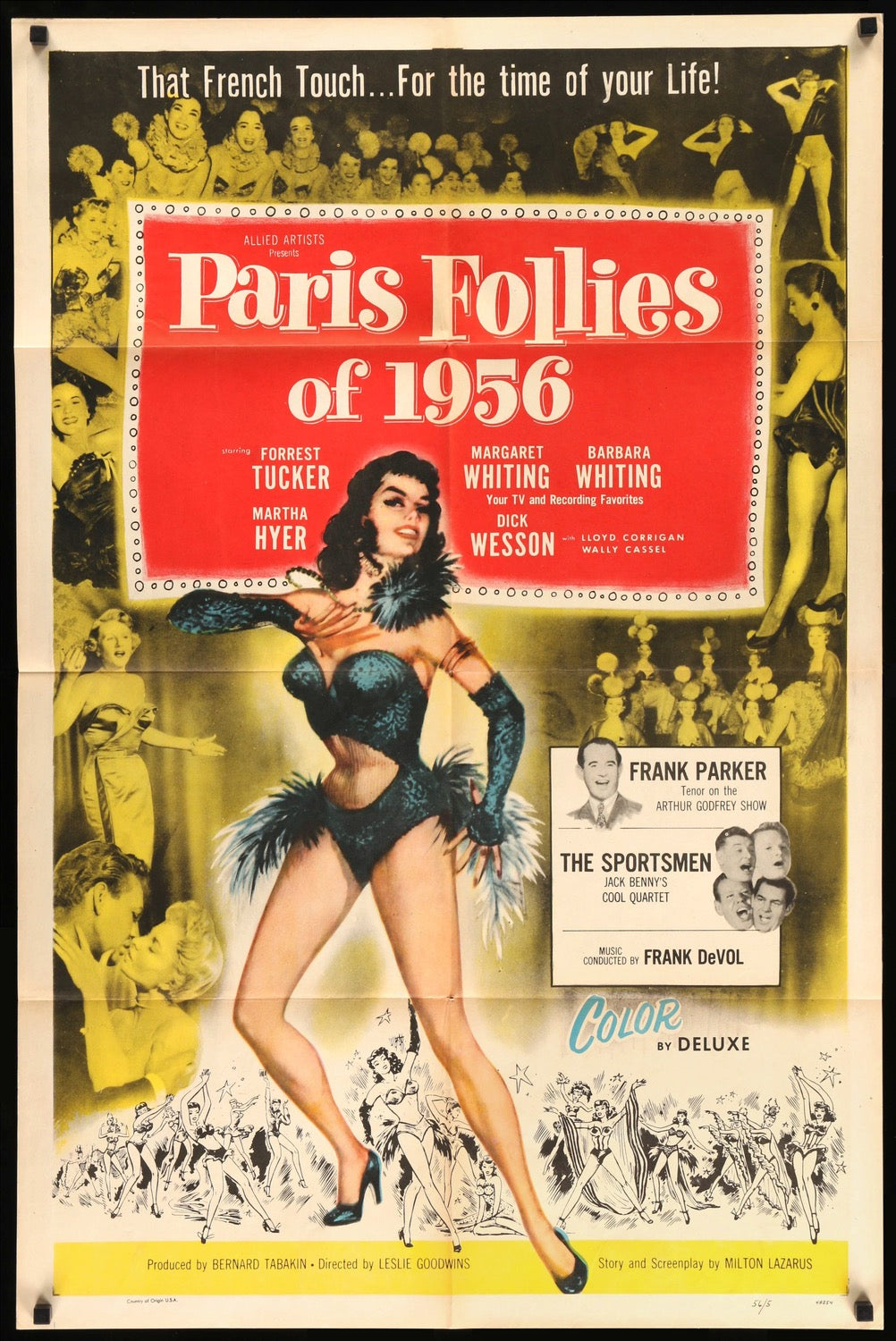 Paris Follies of 1956 (1955) original movie poster for sale at Originalfilmart