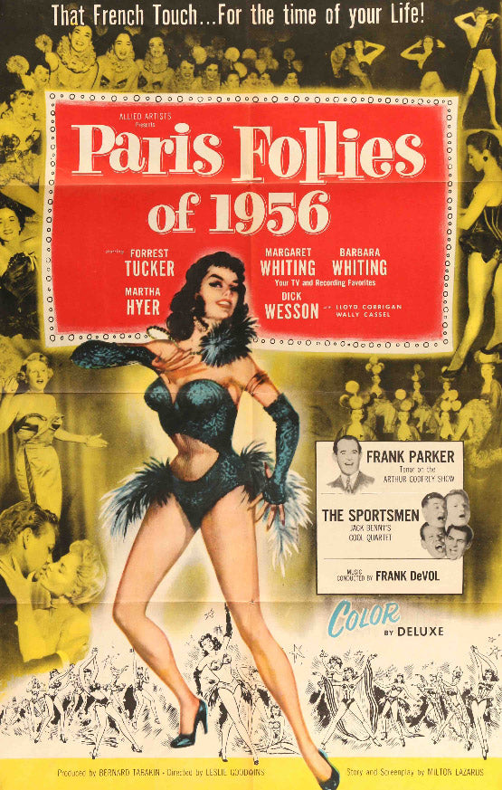 Paris Follies of 1956 (1955) original movie poster for sale at Originalfilmart