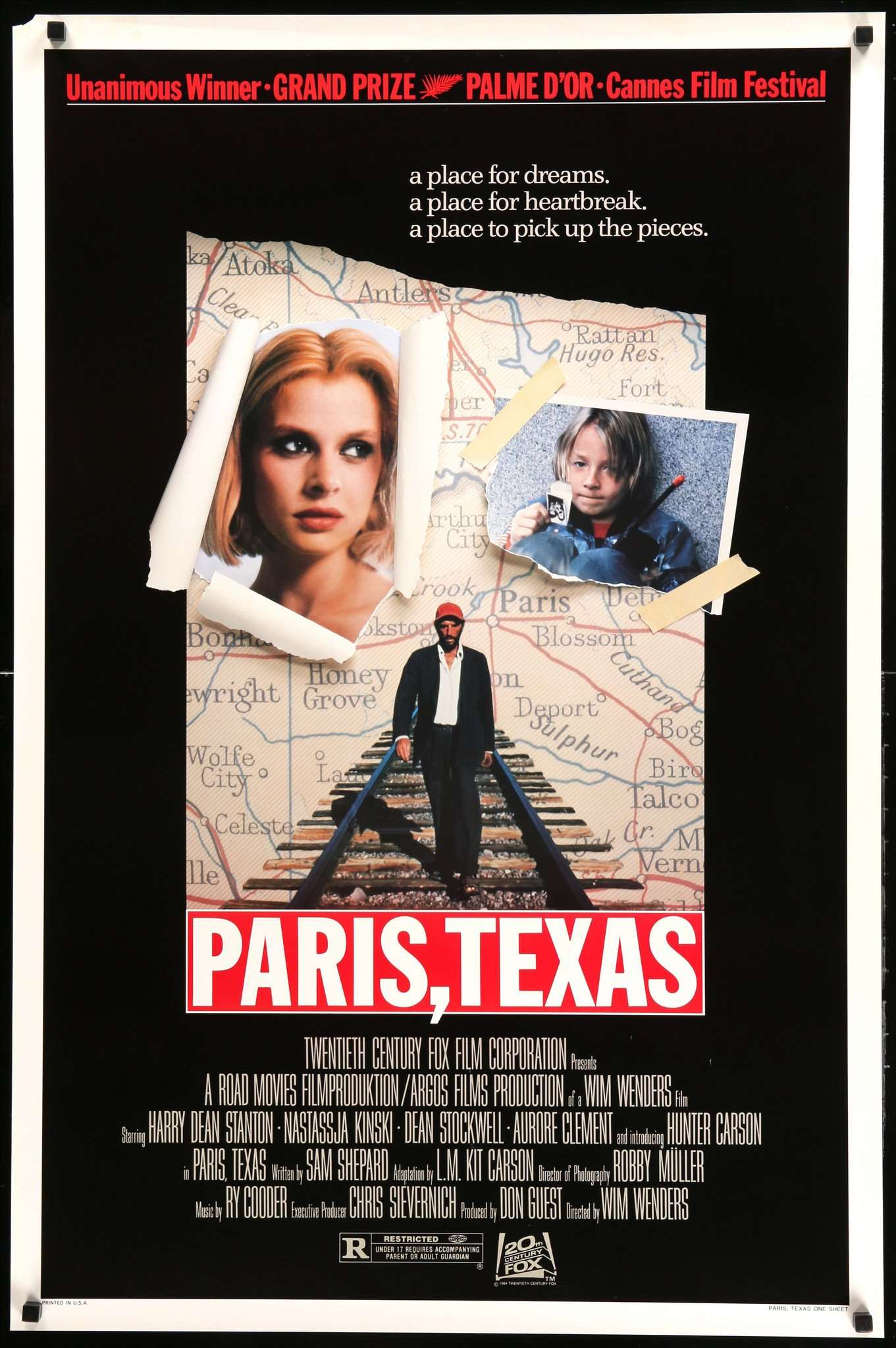 Paris, Texas (1984) original movie poster for sale at Originalfilmart