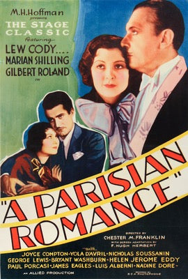Parisian Romance (1932) original movie poster for sale at Originalfilmart
