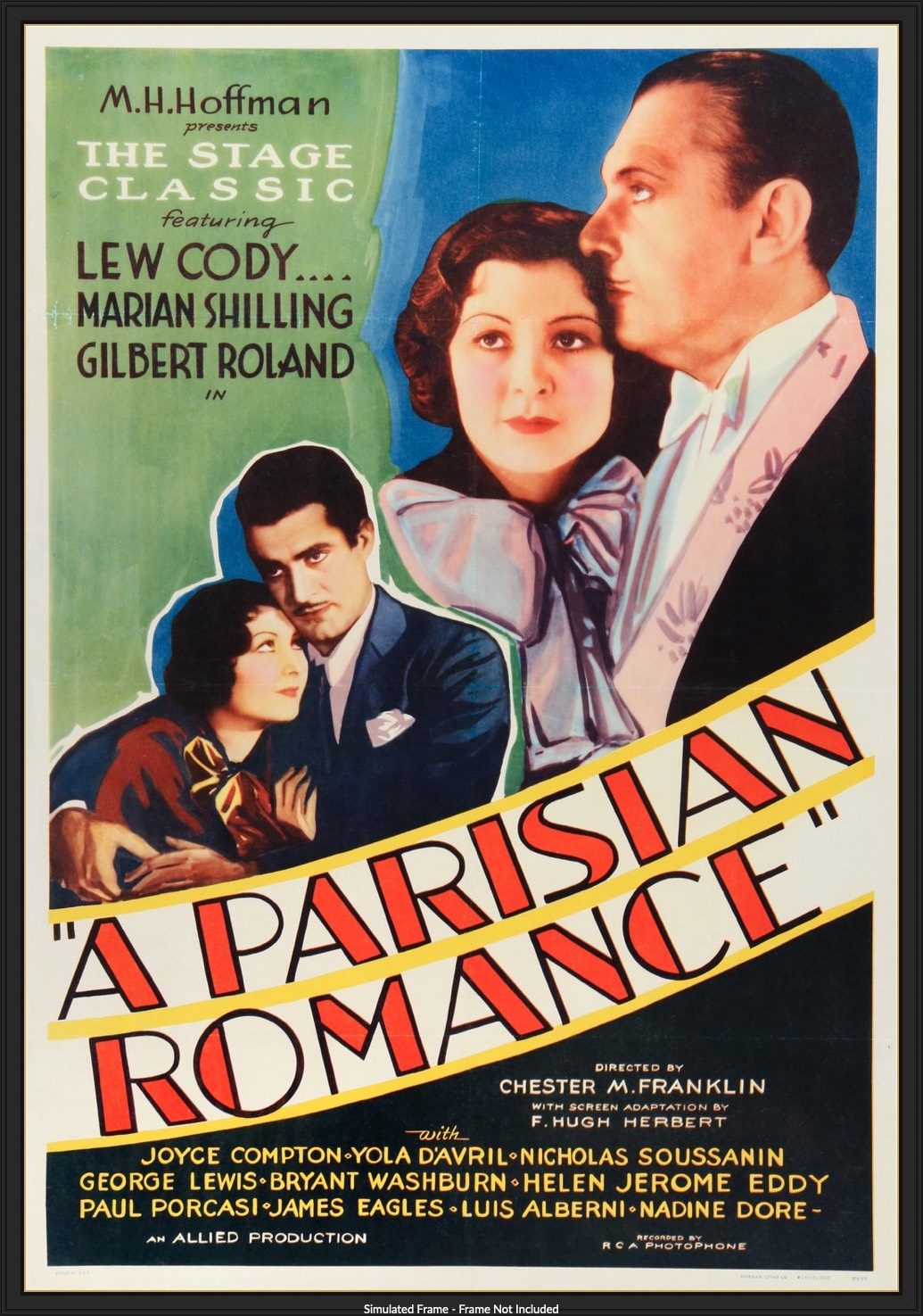 Parisian Romance (1932) original movie poster for sale at Originalfilmart