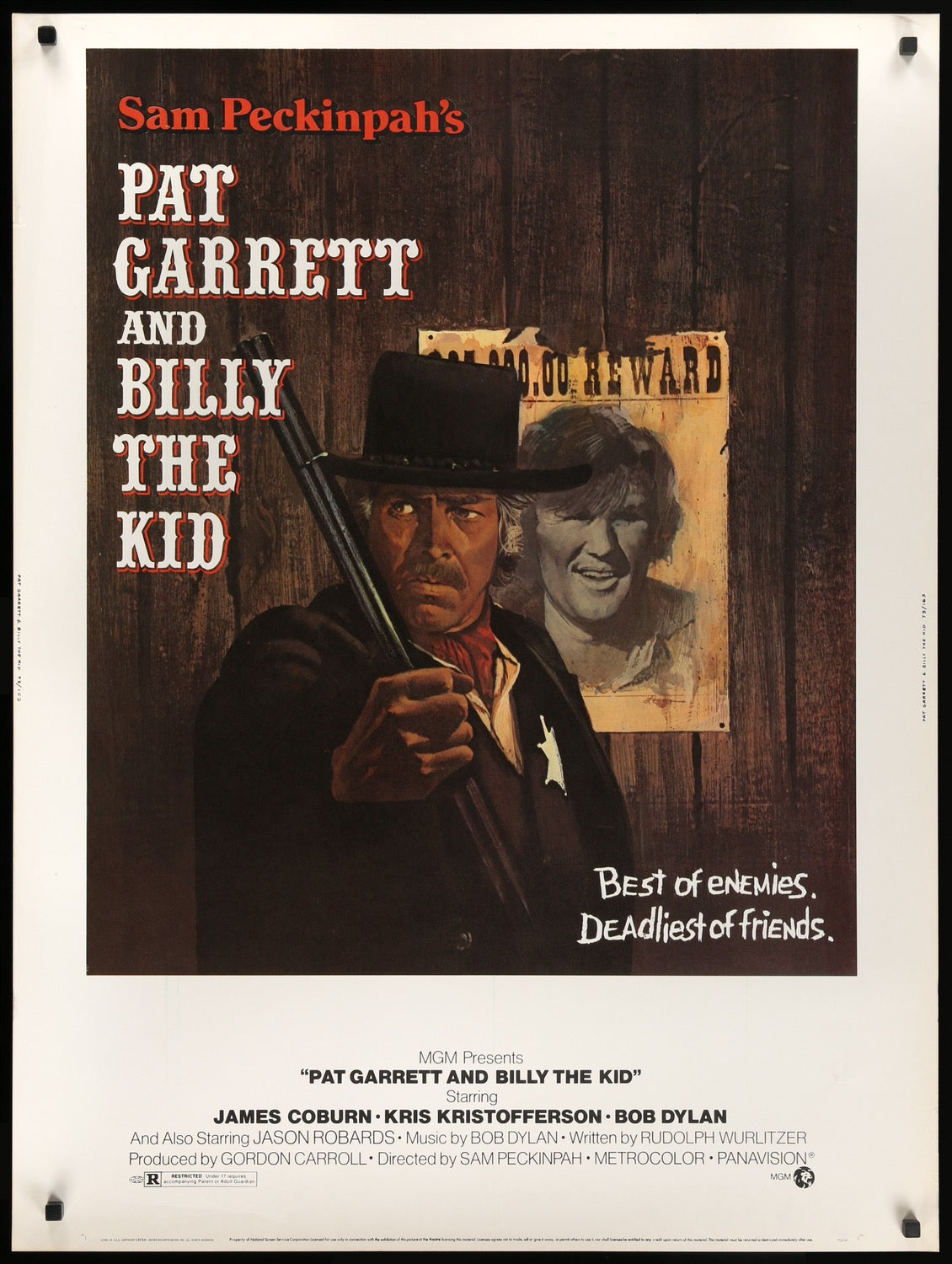 Pat Garrett and Billy the Kid (1973) original movie poster for sale at Originalfilmart