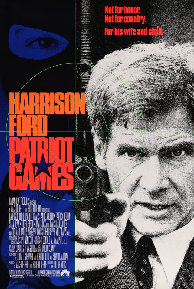 Patriot Games (1992) original movie poster for sale at Originalfilmart