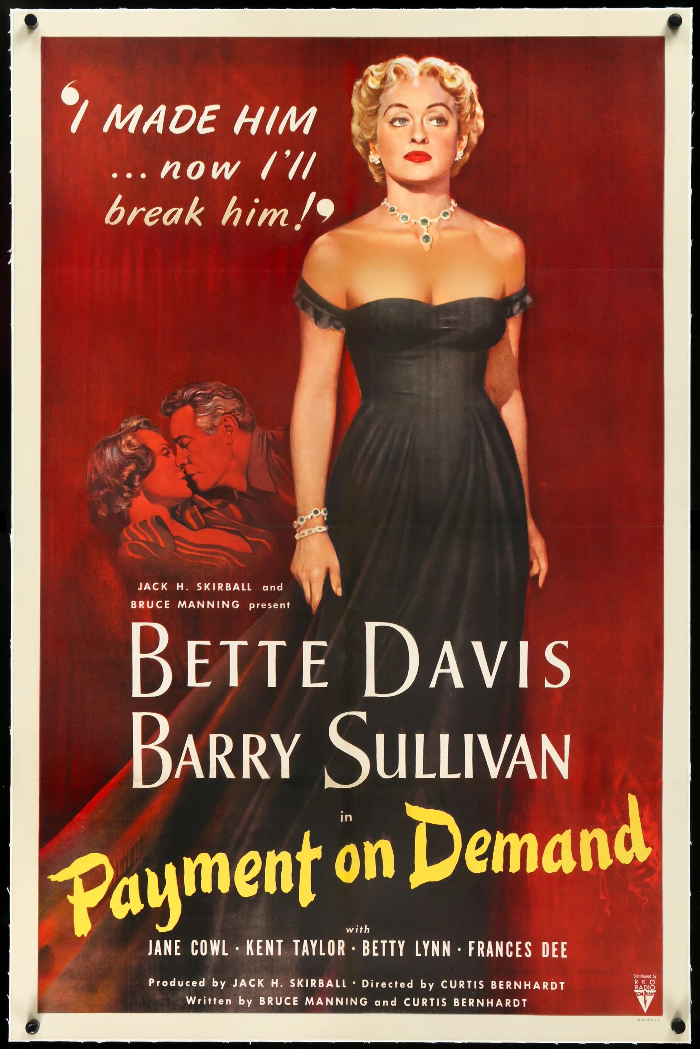 Payment on Demand (1951) original movie poster for sale at Originalfilmart