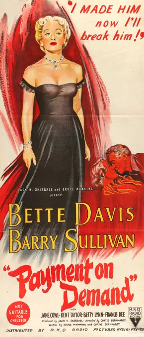 Payment on Demand (1951) original movie poster for sale at Originalfilmart