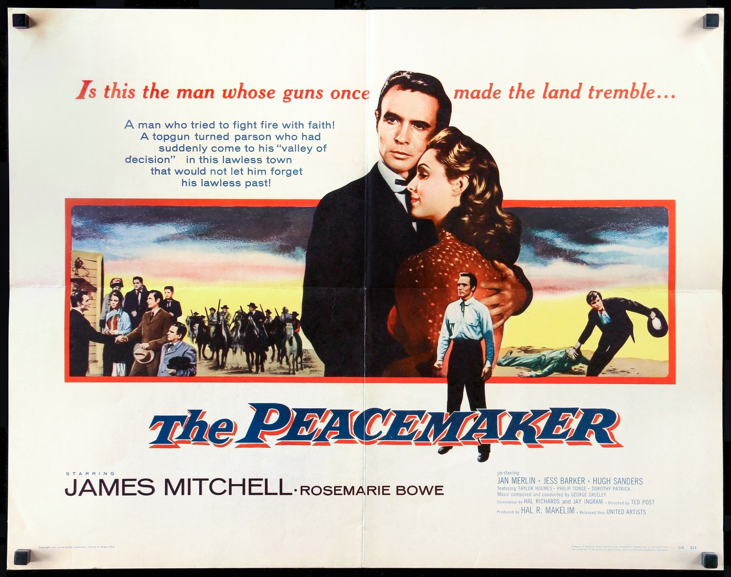 Peacemaker (1956) original movie poster for sale at Originalfilmart
